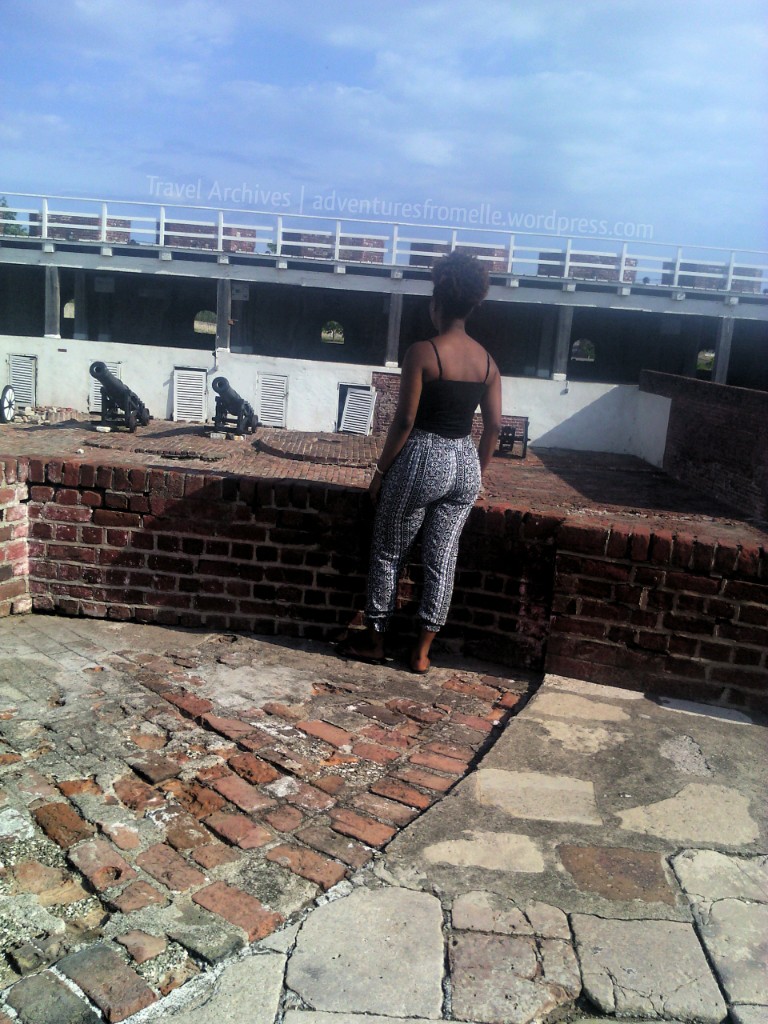 elle looking out at fort charles