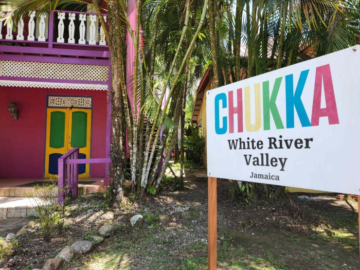 Sign at Chukka White River Valley